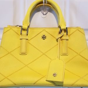 Tory Burch Robinson Double Zip Micro Tote